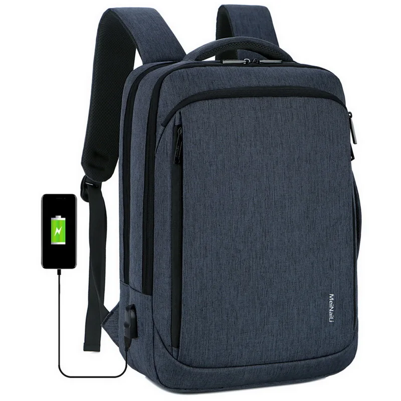 LOOZYKIT рюкзак для ноутбука мужские рюкзаки бизнес ноутбук Mochila водонепроницаемый рюкзак зарядка через usb сумки для путешествий