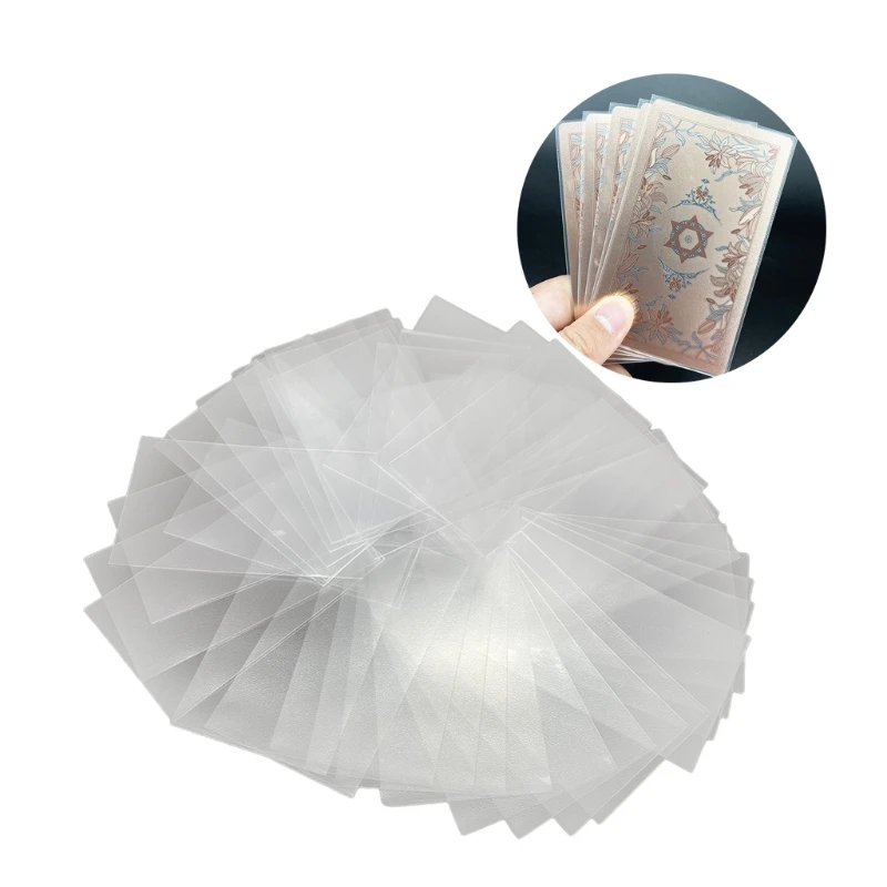 Transparent Clear Sleeves Photo Protector Trading Cards Shield Cover | Спорт и развлечения