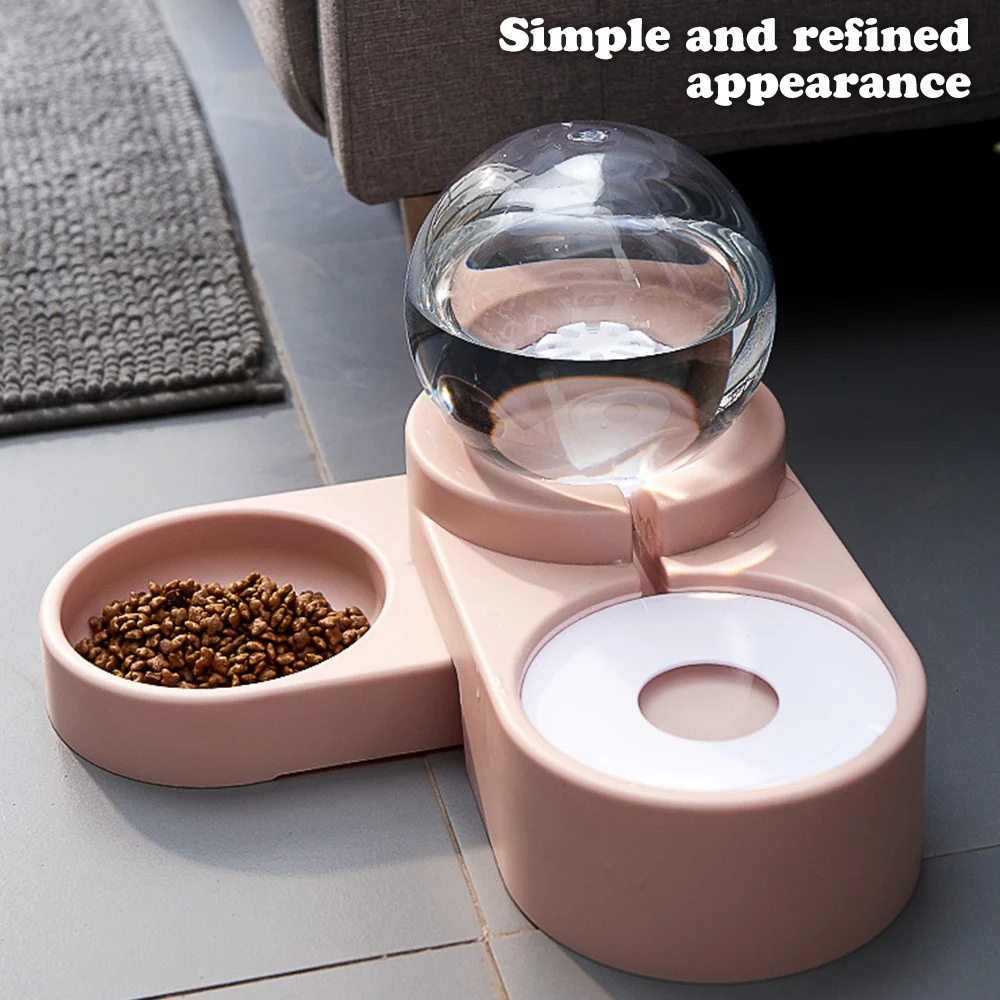 

Pet Dog Water Bottle Food Bowls Automatic Feeder Fountain Water Drinking for Cat Dog Kitten Feeding Container Pet Supplies