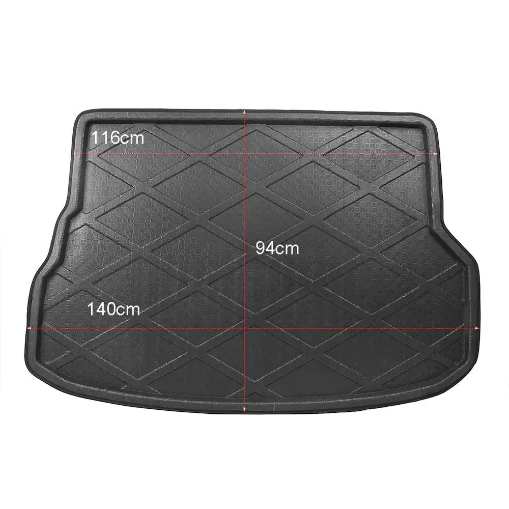 Черный коврик для внедорожника заднего багажника поднос автомобиля подходит Lexus