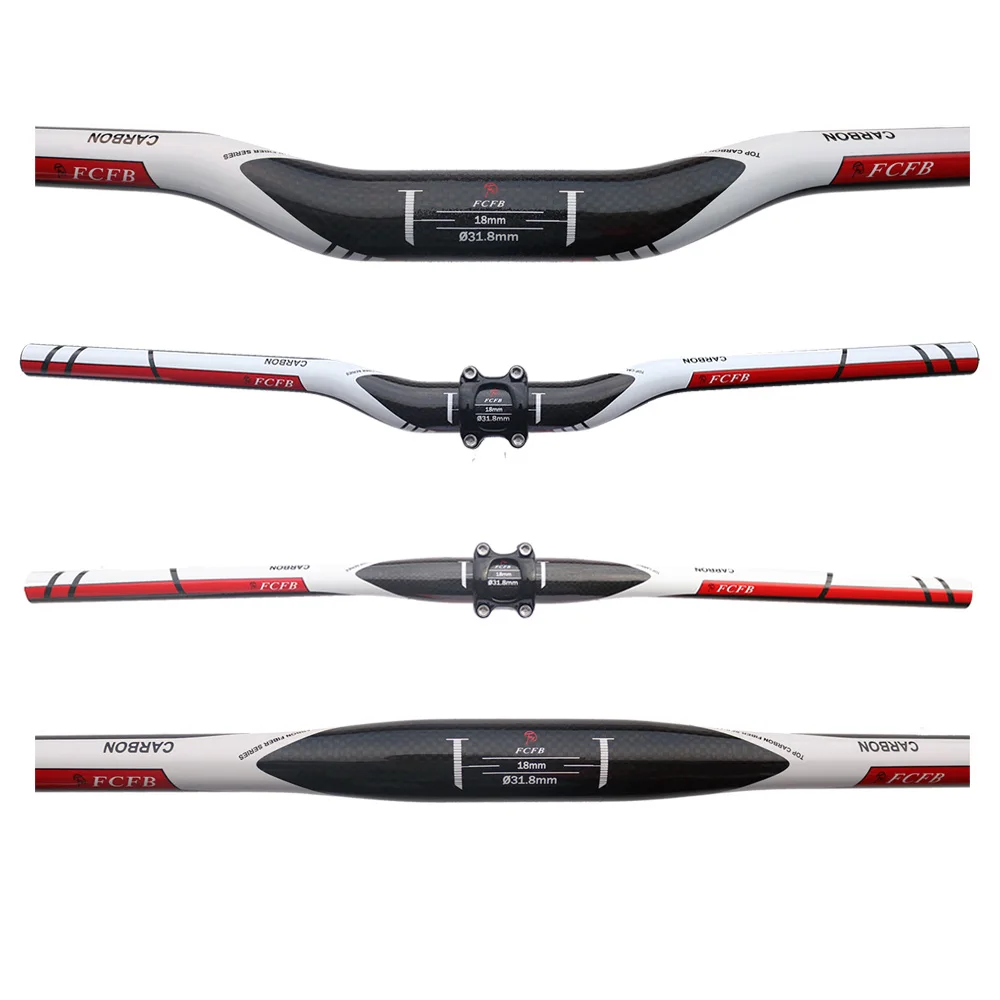 Руль велосипеда FCFB из углеродного волокна 31 8*760 мм|fixie bicycle parts|handlebar mountainmtb handlebar |