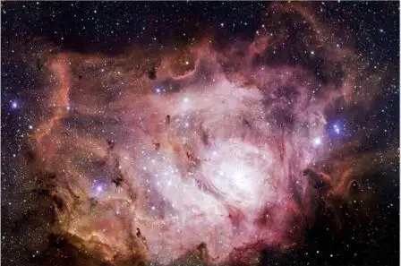 Млечный Путь Галактика Космос Звезды темная Вселенная скандинавский холст