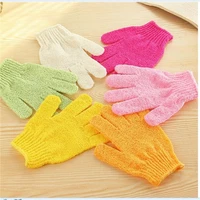 bath peeling exfoliating mitt glove for shower scrub gloves resistance body massage sponge wash skin moisturizing spa foam