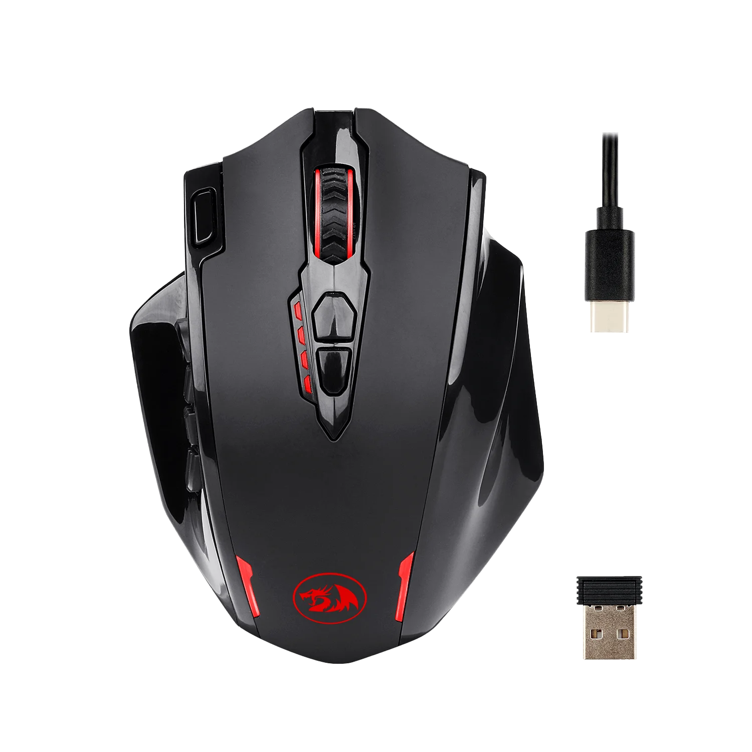 

2.4G Wireless Gaming Mouse 16000 DPI RGB Gaming Mouse With 16 Programmable Buttons MMO Fps For Gamer Laptop