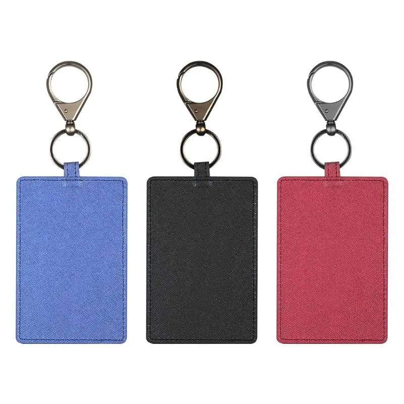 Держатель для ключей из ПУ кожи классический держатель карт простой прочный