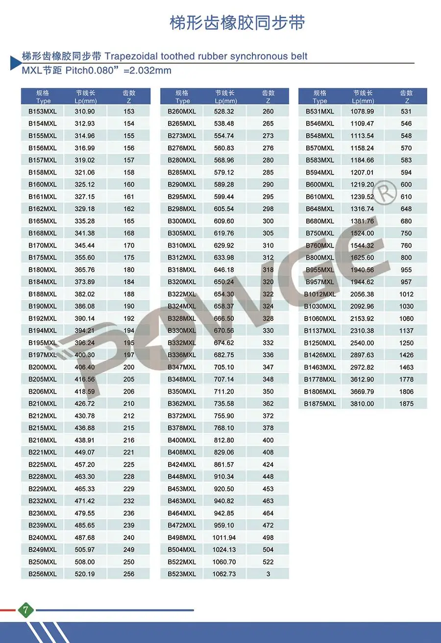Синхронный ремень POWGE MXL B297 B298 B300 B305 B309 ширина 6 35 мм 025 зубцы 298 300 305 309 B300MXL B305MXL|mxl timing