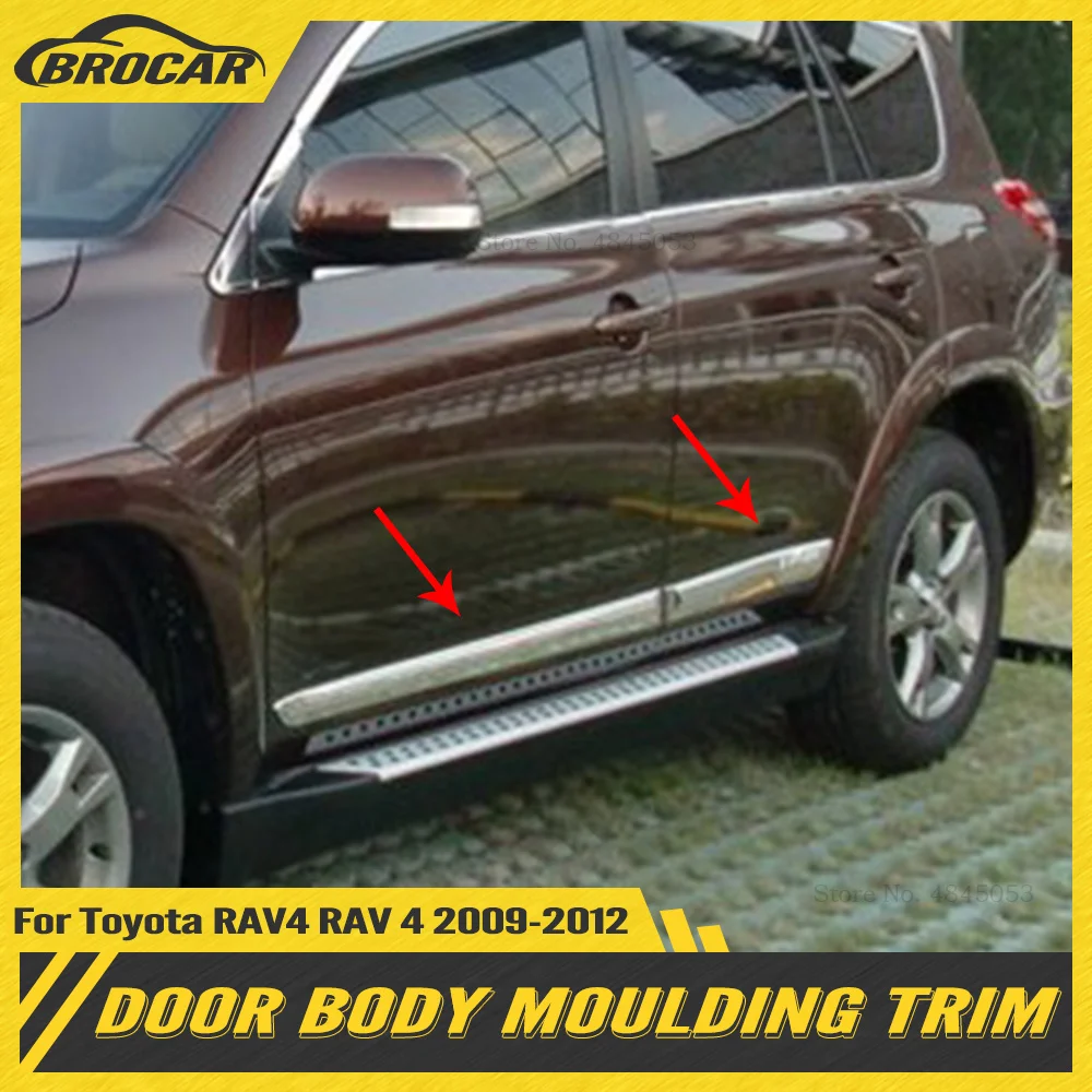 

4 шт., хромированные накладки для Toyota RAV4 RAV 4 2009 2010 2011 2012