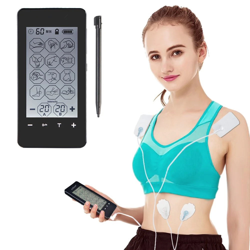 12 Modes TENS UNITS Body Muscles Stimulator Low Frequency Therapy Physical Therapy Equipment EMS Muscle Stimulation Deep Massage