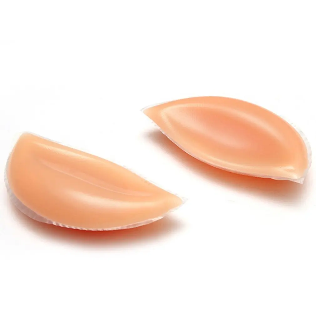 

1pair Bra Insert Pads Silicone Bra Inserts Sexy Bikini Padding Breast Patch Pads Push Up Mat for Brassier Chest Enhancers