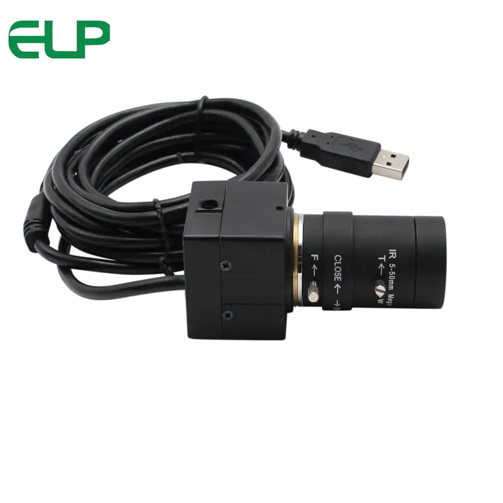 ELP2.8-12 мм или 5-50 варифокальный объектив USB камера высокой четкости 5 Мп веб-камера