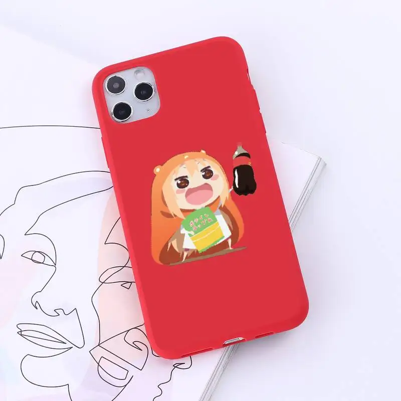 

Umaru chan Anime Doma Umaru cute luxury mobile Phone Case funda Candy Color for iPhone 6 7 8 11 12 s mini pro X XS XR MAX Plus