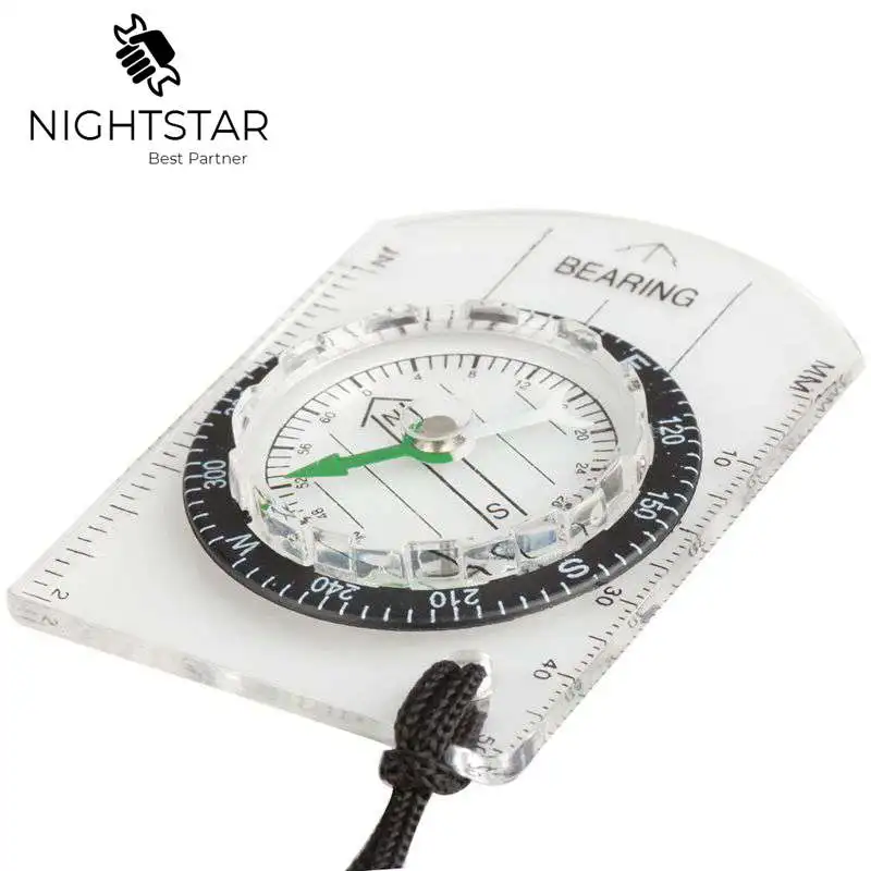 Мини опорная плита Компас Карта весы линейка Открытый Отдых Туризм Велоспорт