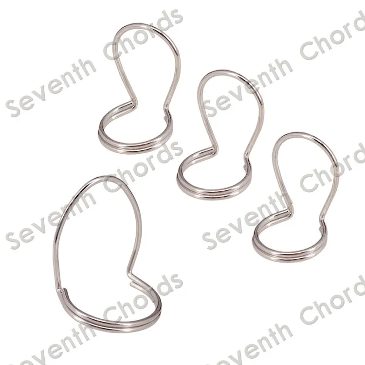 30 шт. медиатор с бабочками + 10 медиаторов для укулеле бас-гитары/серебристый и