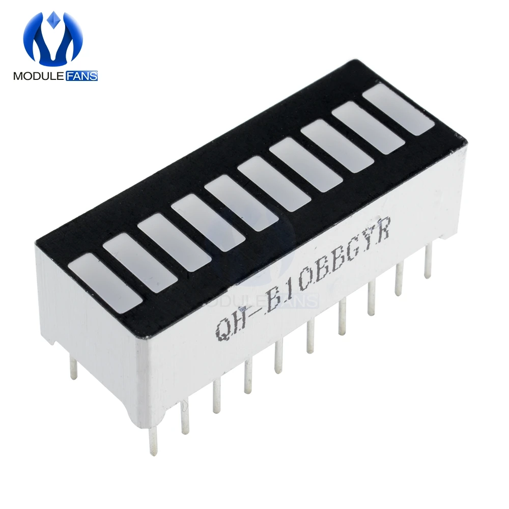 2 шт. светодиодные 10-сегментные гистограммы несколько цветов | Электронные