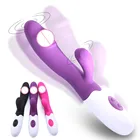 Дилдо, вибратор, точка G, кролик, двойная вибрация силиконовый Водонепроницаемый модель женского влагалища клитор массажер мастурбатор интимные игрушки для женщин