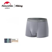 naturehike 3pcs silver ion seamless underwear traceless underwear breathable antibacterial mens boxer shorts for sports fitness