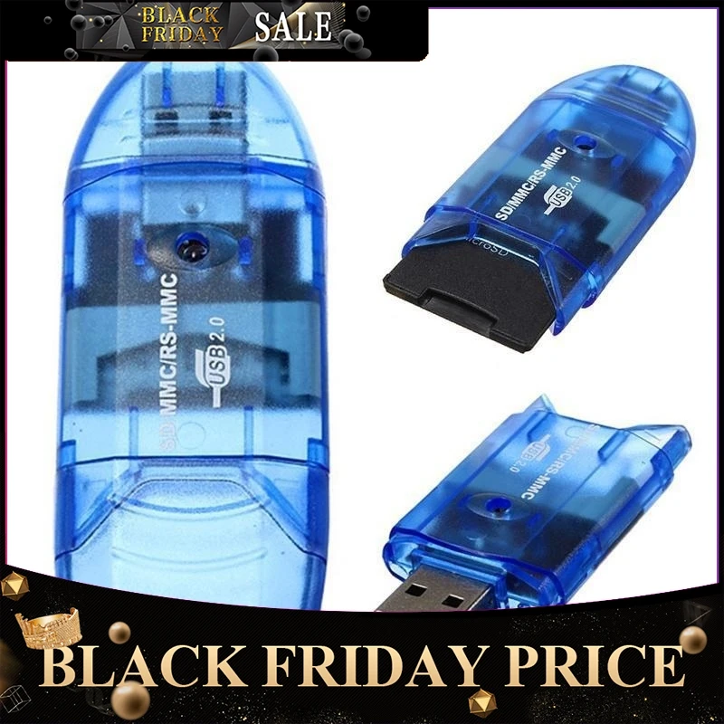 Speed Mini Micro SD T-Flash TF SDHC USB 2.0 Memory Card Reader Adapter R20