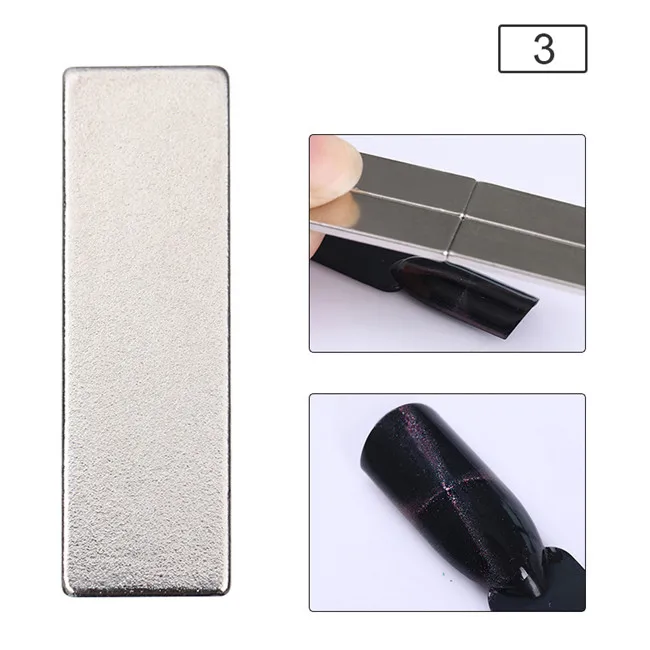 40328-5 1 шт. 3 Вт Магнитная УФ лампа розовый черный белый USB кабель мини отверждения ногтей художественный Гель-лак для ногтей Achevie эффект кошачьих глаз инструмент для ногтей - Цвет: 40328-5