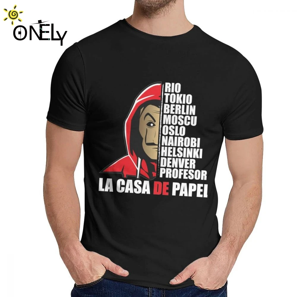 

Сериала черно-белую в интернет-магазине La чехол De Papel футболка с круглым вырезом в стиле Харадзюку для человек натуральный хлопок размера пл...