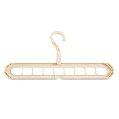 Beige A PP Multifunctional Clothing Hangers Organizer Wardrobe Storage Cabinet Home Clothes Storage Organization Accessories supplies - Цвет: Beige A