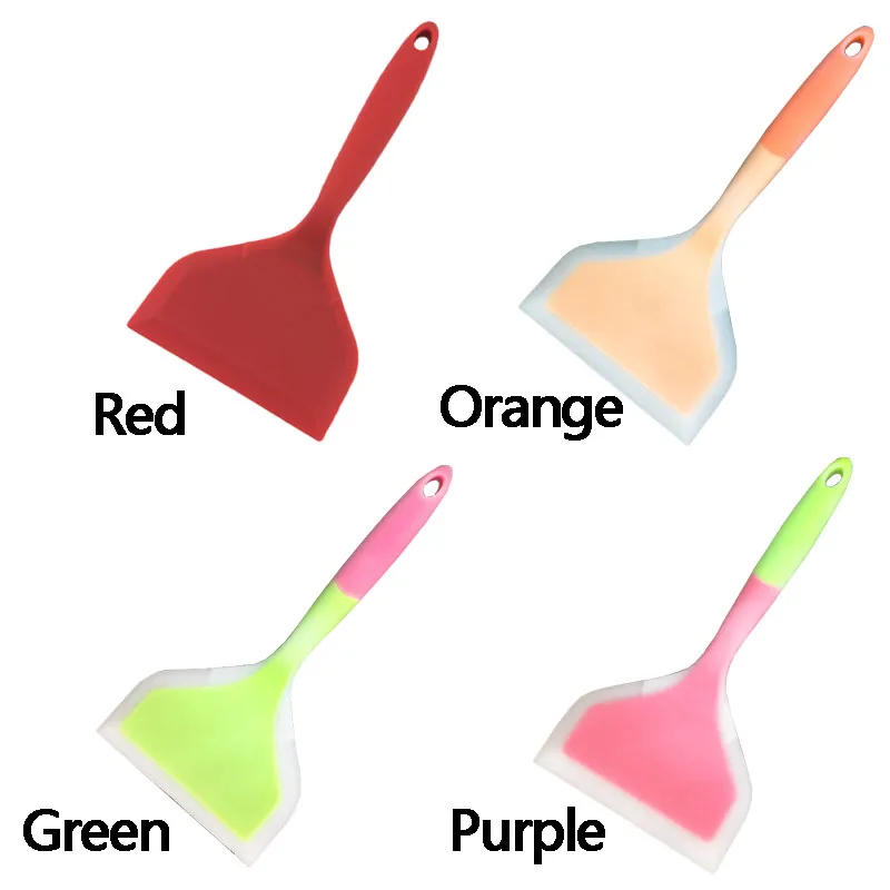 Силиконовые лопатки для мяса говядины кухонный скребок широкая Лопата пиццы