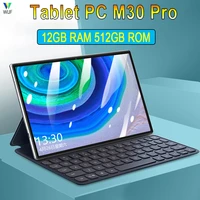 tablets m30 pro 12gb ram 512gb rom 10 1 inch tablet android global version tablets mtk6797 10 core tablet gps phone call tablete