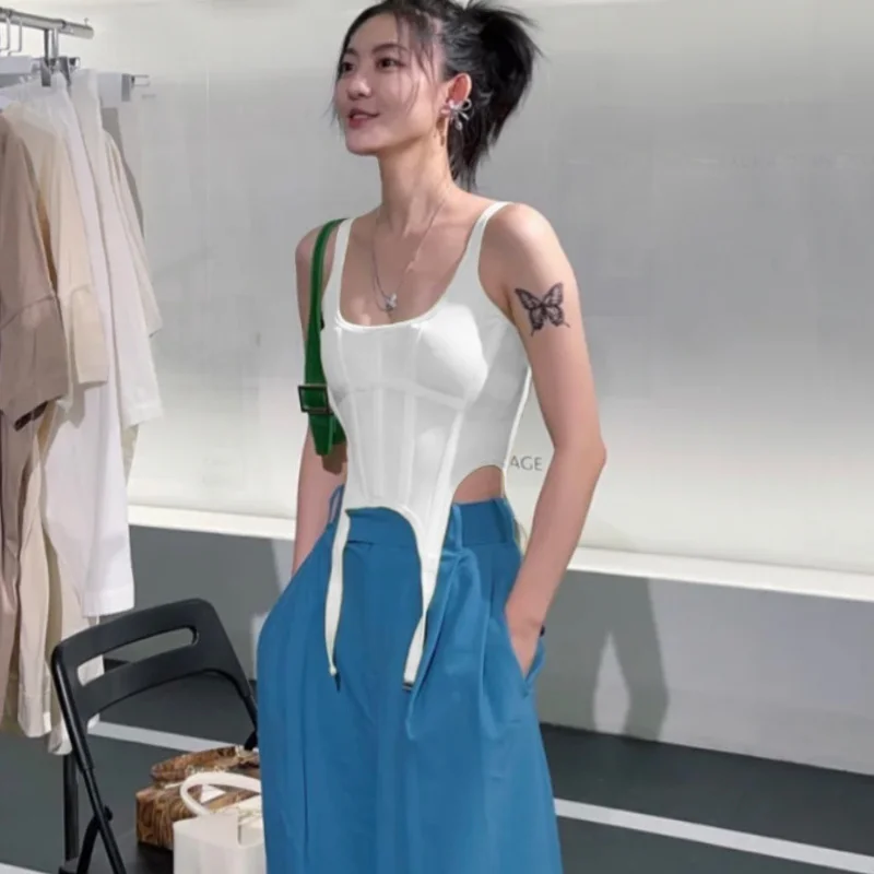 Женский корсетный Топ TVVOVVIN на бретелях летний топ в стиле бохо V2XJ - купить по