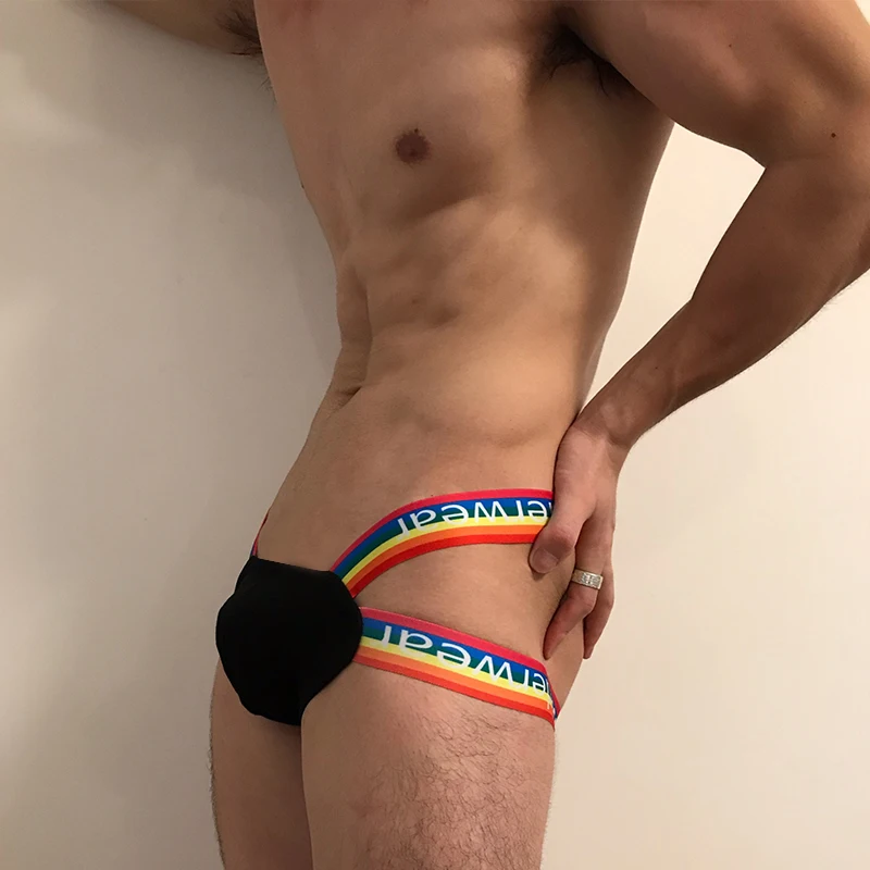 

Cotton Sexy Thong Men Low Waist U Pouch Jockstrap Men Underwear Breathable G-string Sissy Lingerie Tanga Hombre 4 Colors OR505
