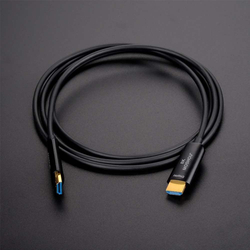 Кабель MOSHOU HDMI 2 1 кабель Ultra HD (UHD) 8K 120 ГГц 48 Гбит с аудио и Ethernet HDR 4:4:4 без
