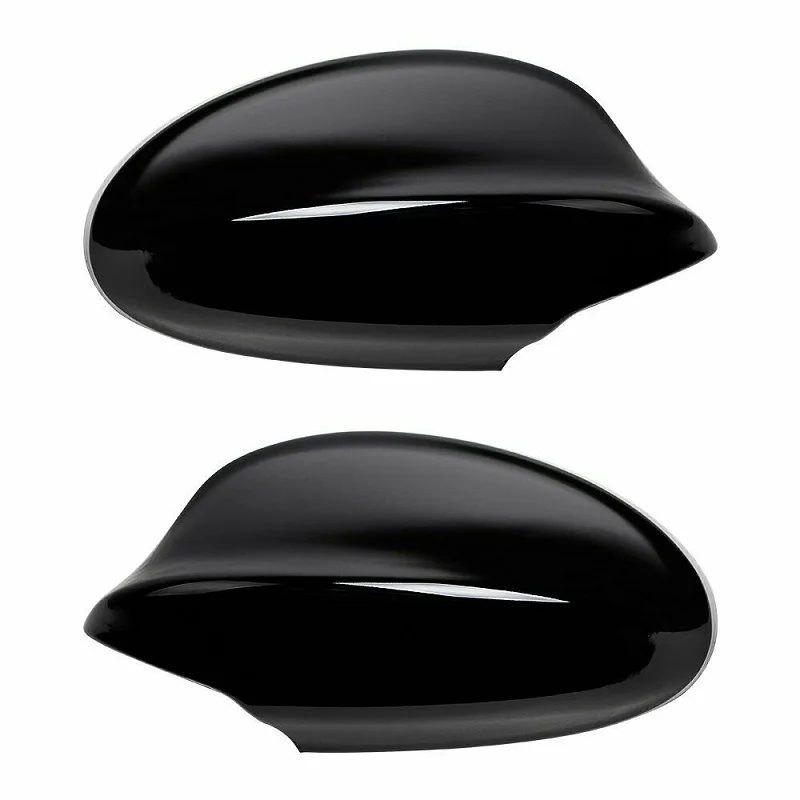 2PCS Gloss Black Side Mirror Cover Caps for BMW E90 06-08 318i 320i 323i 325i 328i 51167135097+51167135098 images - 6