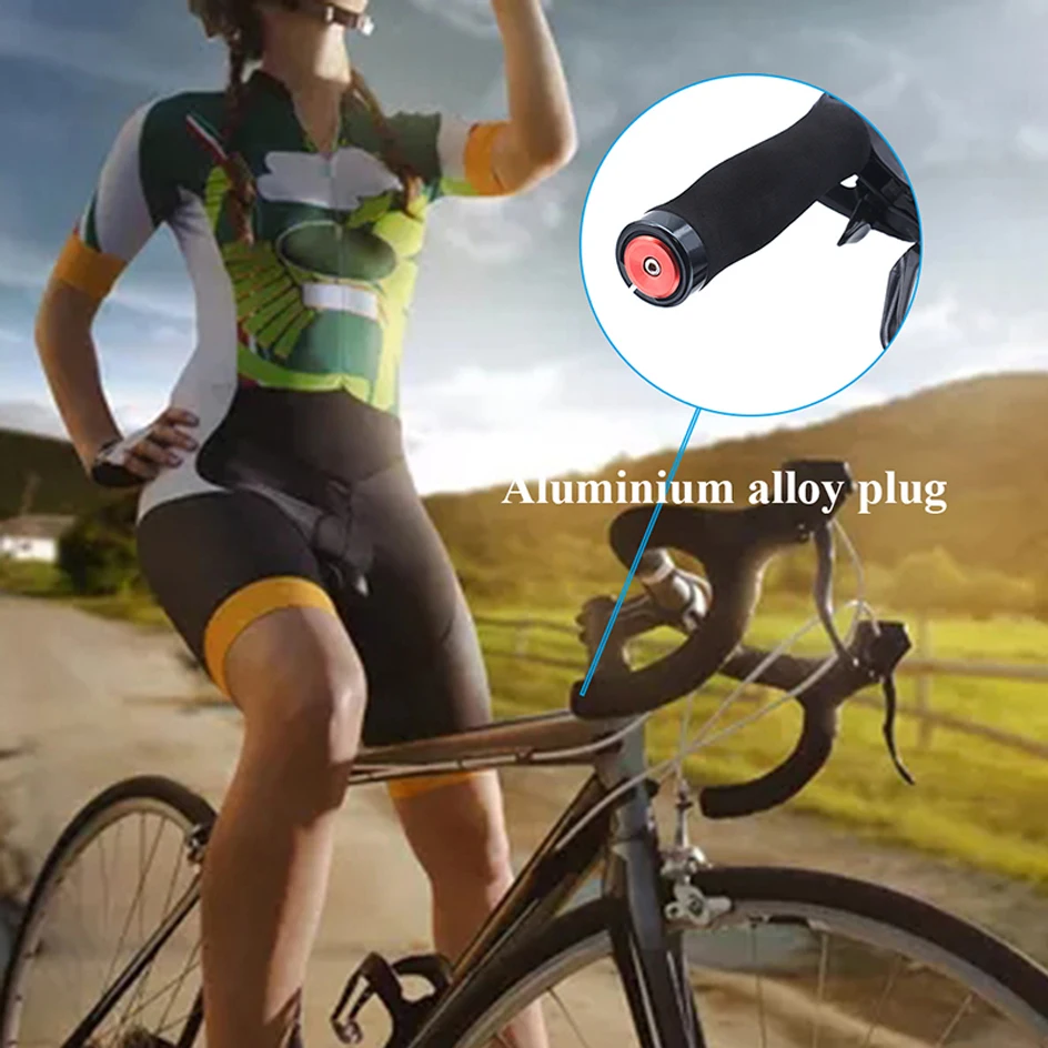 

1 Pair Bicycle Handlebar Plug Mountain Bike Bar End Plug Aluminum Alloy Lock MTB Road Bike Handlebar End Cap Bicycle Accessories