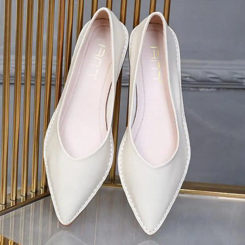 Туфли женские без шнуровки лоферы Повседневная Удобная обувь на плоской подошве