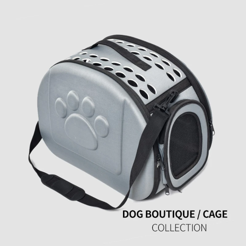 

Pet Supplies Foldable Outing Carrying Case Fashion Diagonal Breathable Cat Bag Dog Bag Portable Pet Car Bag Dog Carrying Backpa