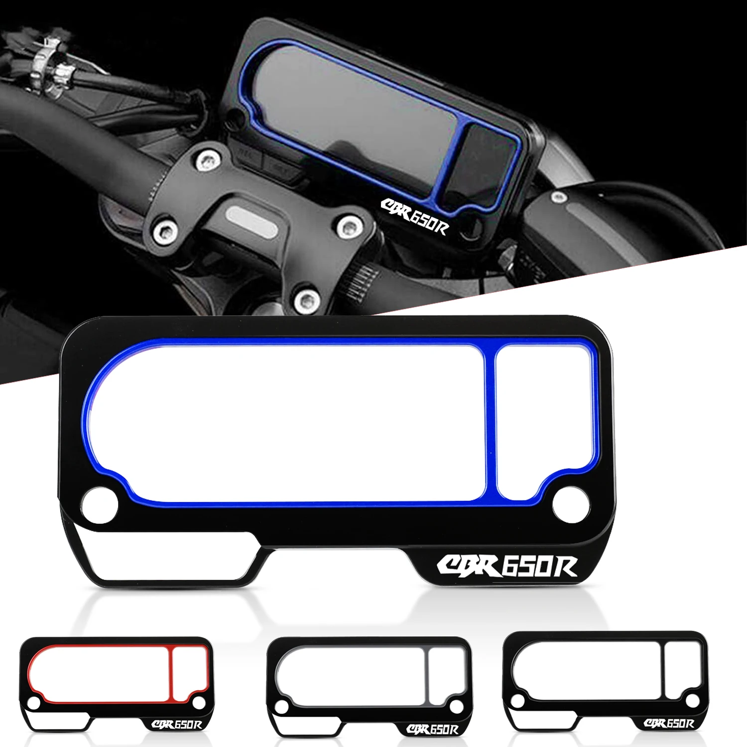 

Motorcycle Frame Screen Instrument Meter Case Guard Covers Aluminum Accessories For HONDA CBR650R 2019 2020 2021 CBR 650R CBR650