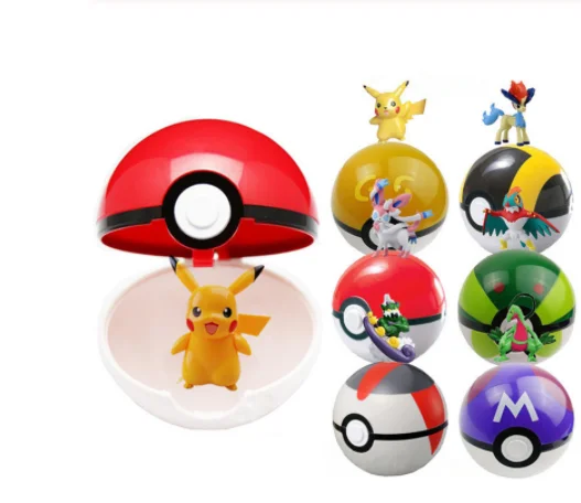 

Children's Toys 13 Pcs balls+24 Pcs Figures Japanese Movie&TV Action Figures Anime Toys Kids Birthdays Gifts dropshipping
