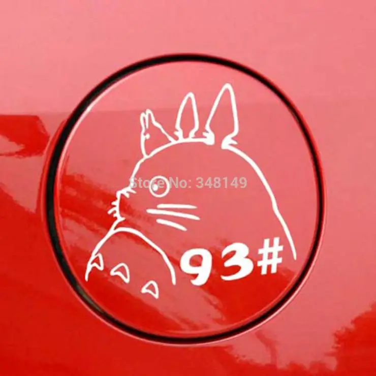 Aliauto автостайлинг Тоторо забавные автомобильные наклейки наконечники масляного