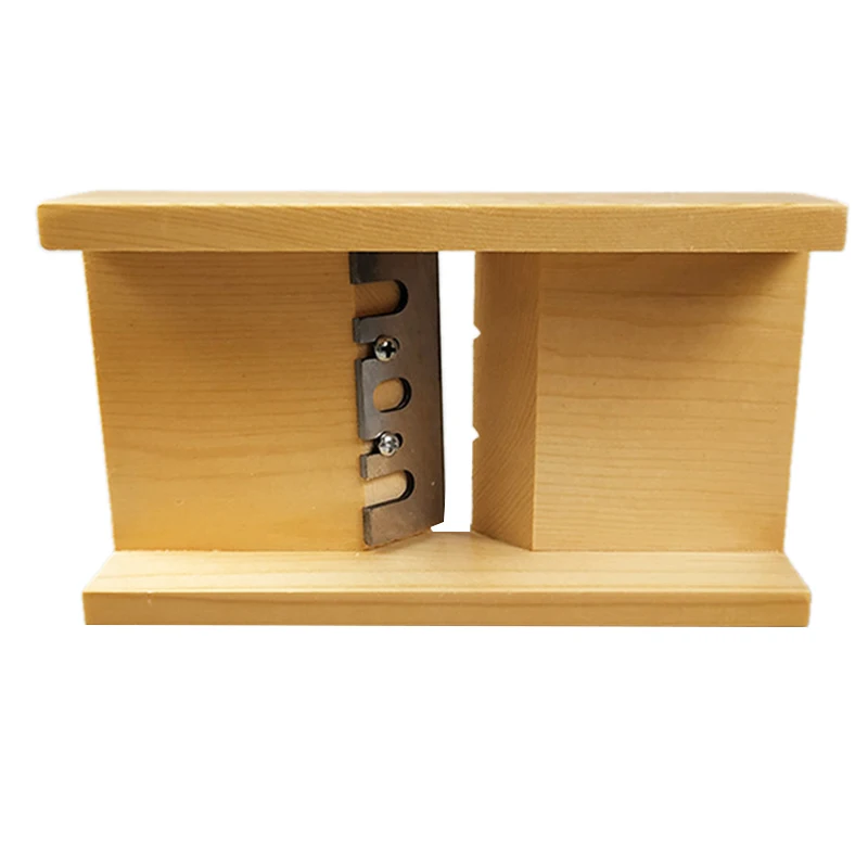 Деревянная Регулируемая буровая нож для мыла деревянная коробка резки и