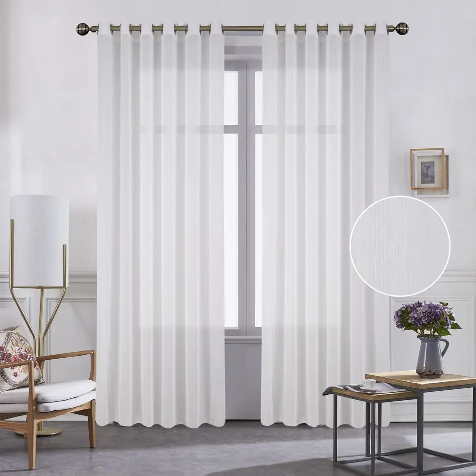 Геометрический жаккардовый цветочный ретро-деко домашние прозрачные оконные