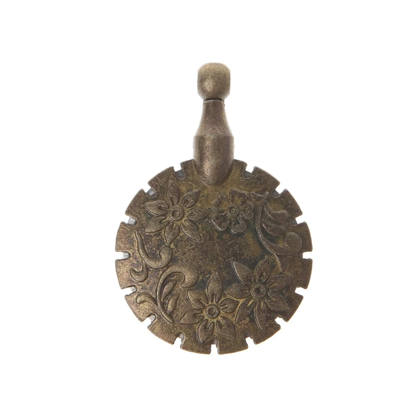 

Sewing Thread Yarn Cutter Pendant Round Shape Antique Bronze Craft DIY Tool Home H7ED