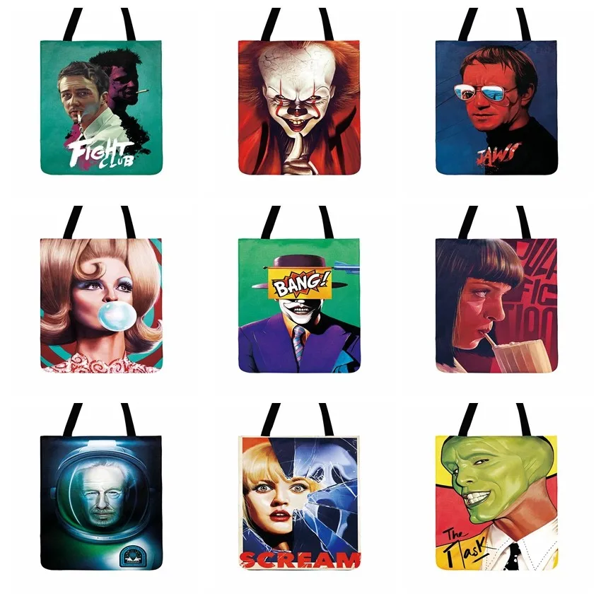 Женская сумка через плечо индивидуальная постерная с принтом повседневная тоут