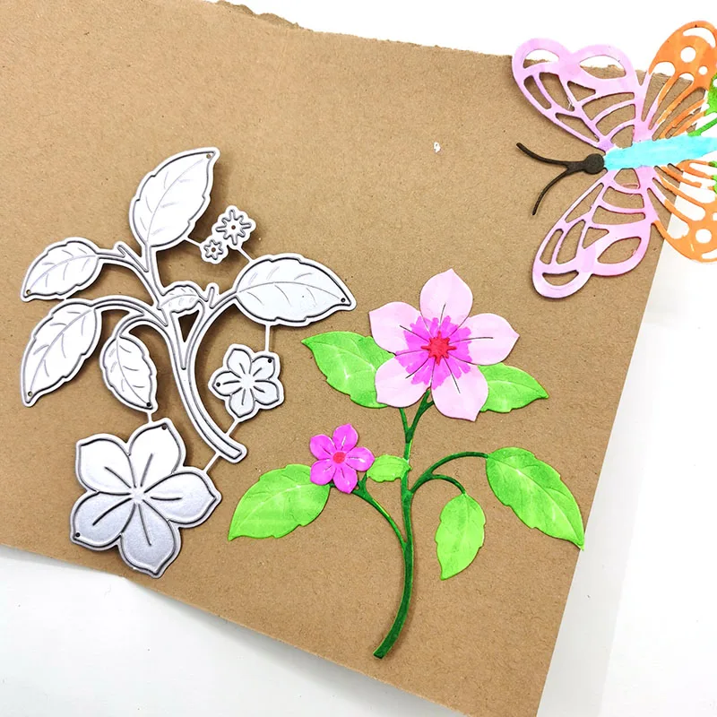 

Julyarts Flower Dies New Dies 2021 Scrapbook Album Craft Mold for Card Making DIY Scrapbooking Cardstock Die Cut Stencils