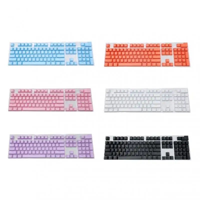 104 клавиши полупрозрачные ABS двойной цвет подсветка Keycap универсальная Колонка