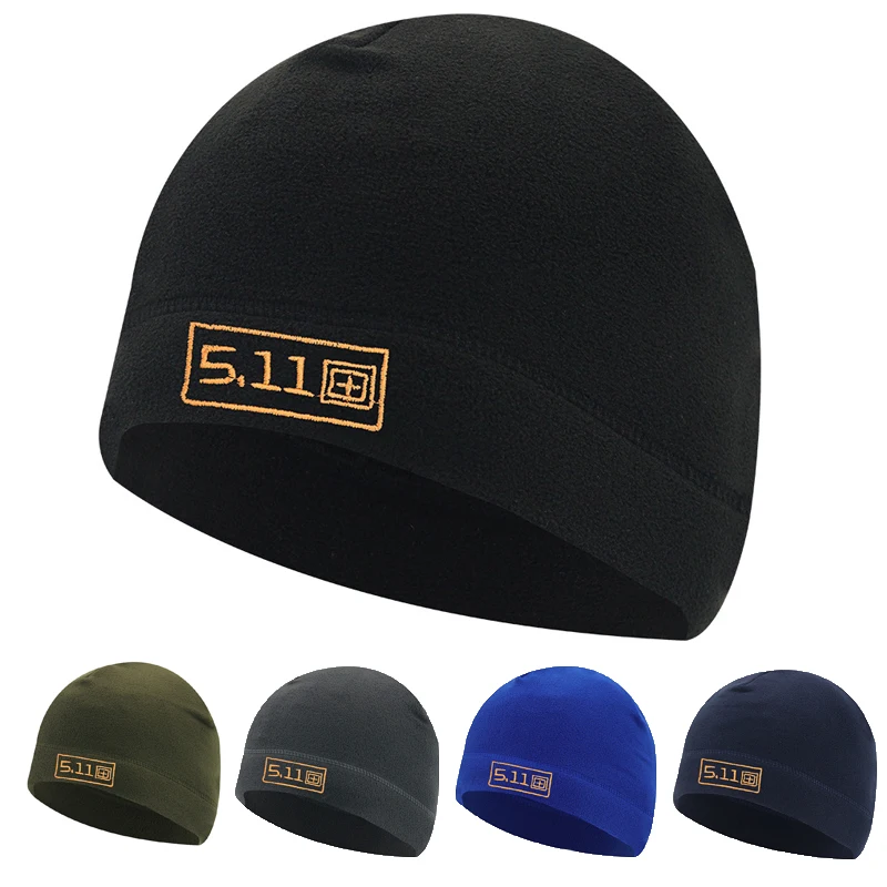 

Thickened Fleece Beanie Tactical Amy Winter Hat for Men Women Warm Sports Ski Running Cycling Hiking Soft Windproof Scarf Cap