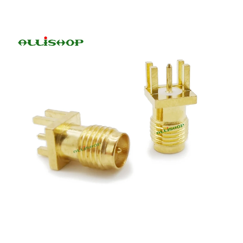 ALLISHOP 5 шт. RP SMA гнездо вилка переборка крепление на печатную плату пайкой RF разъем