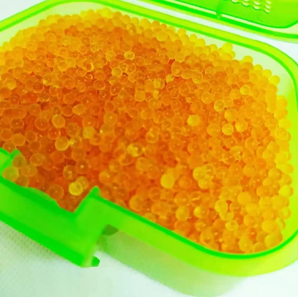 Синий Оранжевый многоразовый силикагелевый контейнер с индикатором кремниевого