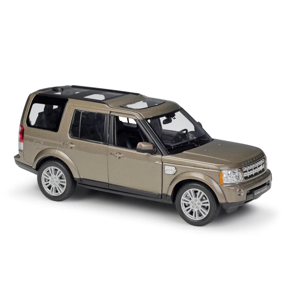 Welly 1:24 Land Rover Дискавери коричневый автомобиль сплав модель автомобиля Моделирование Украшение автомобиля коллекция Подарочная игрушка Литье под давлением модель мальчика - Color: Land Rover