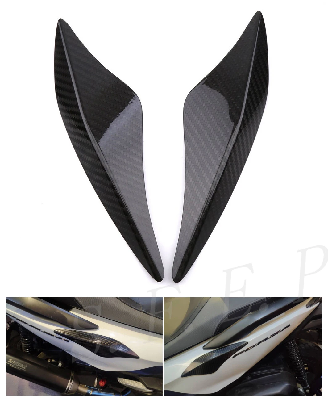

Motorcycle Handmade Carbon Fiber Patch Scratch-resistant Decoration For Honda Forza300 Forza 300 2018-2019-2020