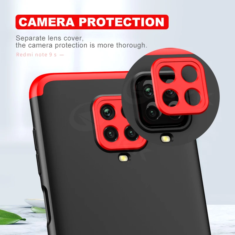 Оригинальный чехол GKK для Xiaomi Redmi Note 8 9 Pro Max 9S полная защита жесткий матовый