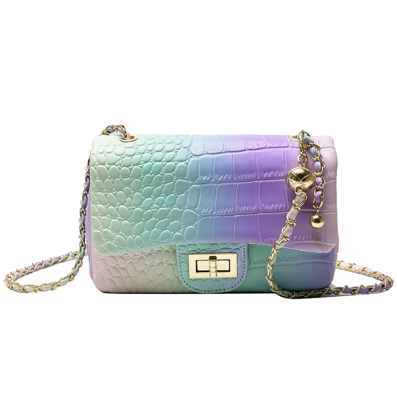 

Diamond Lattice Women Shoulder Bags Small Flap Crossbody Bag 2021 New Chain Quilted Handbags Female Luxury Leather Messenger Bag