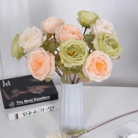 high quality artificial rose single rose diy wedding home hotel holiday party decoration eternal valentines day gift bouquet